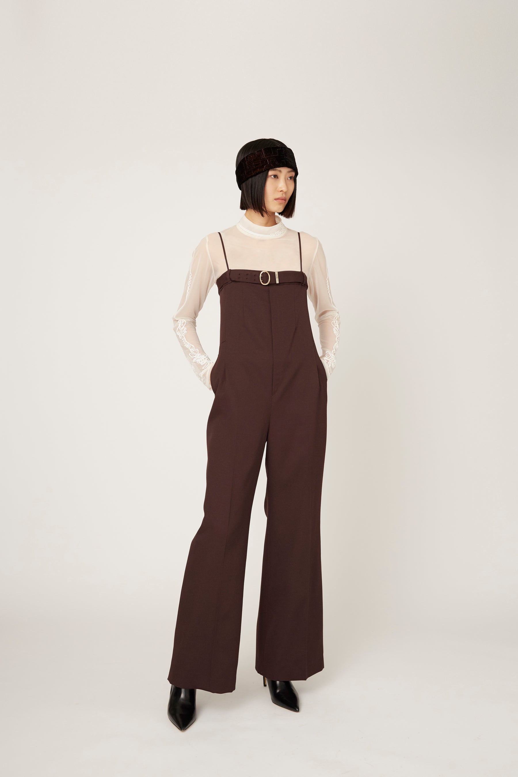 "Shenandoah" jumpsuit (Brown)