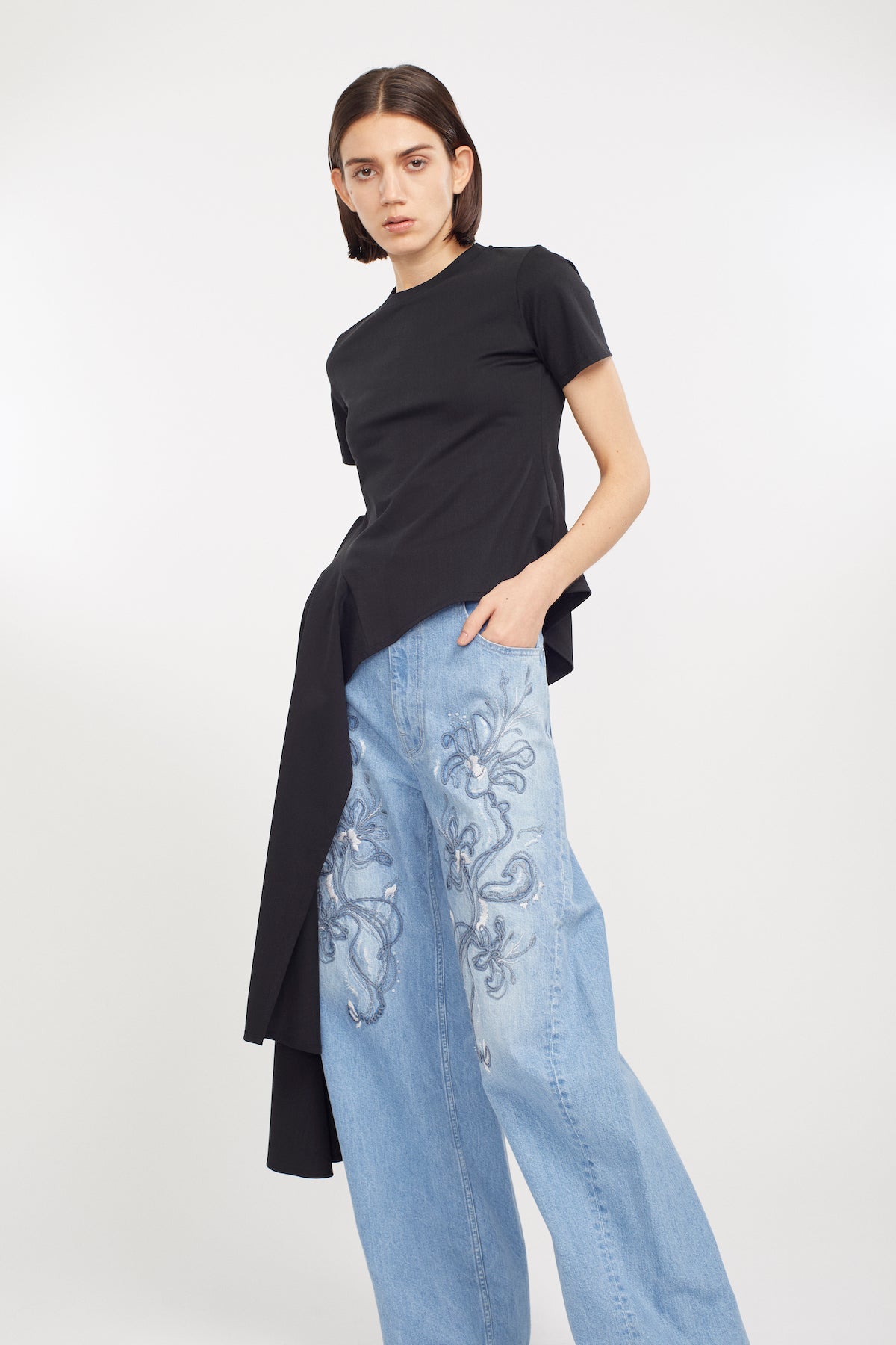 Tail jersey tops (Black)