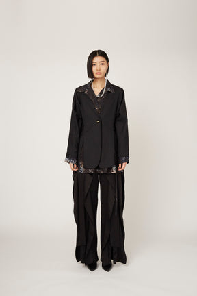 Rippling slacks (Black)