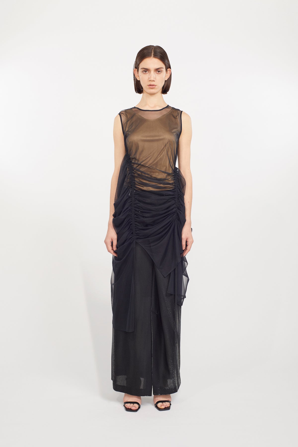 Stem tulle dress (Black)