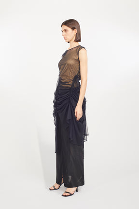 Stem tulle dress (Black)