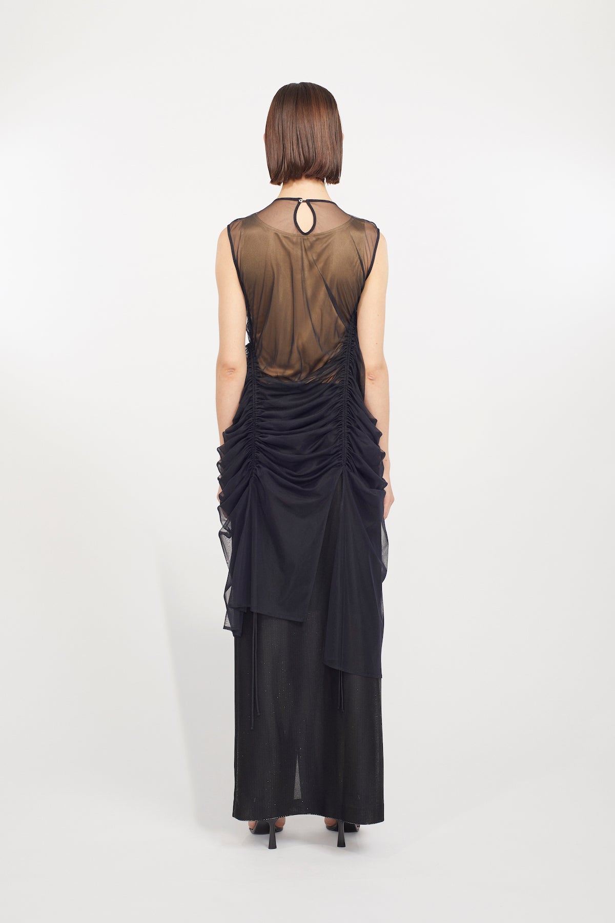 Stem tulle dress (Black)