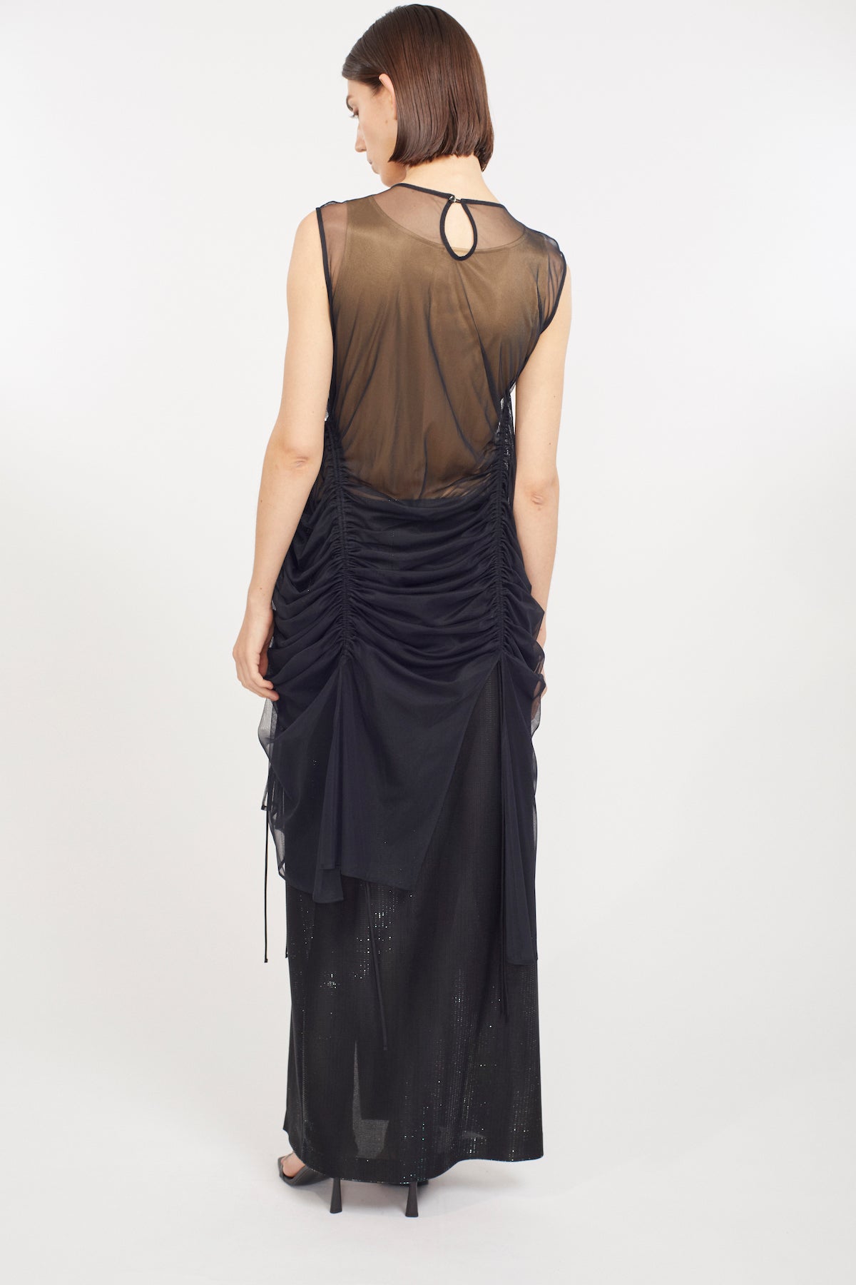 Stem tulle dress (Black)