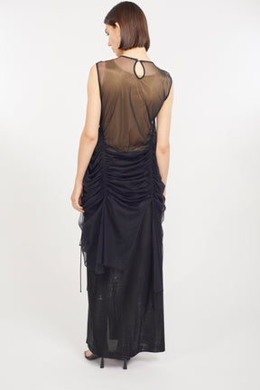 Stem tulle dress (Black)