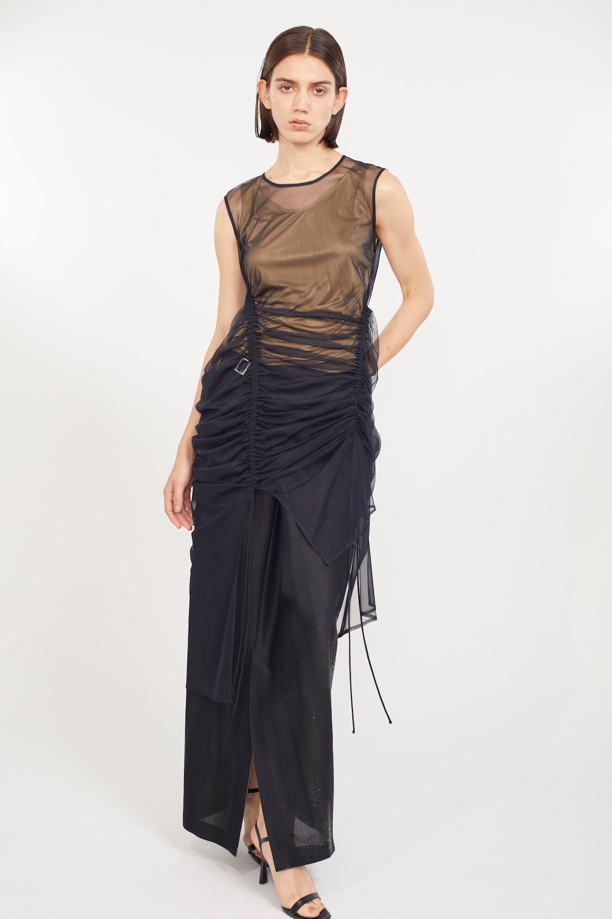 Stem tulle dress (Black)