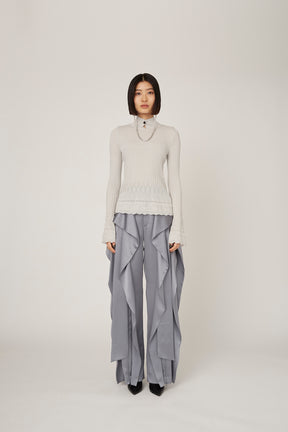 Rippling slacks (Gray)