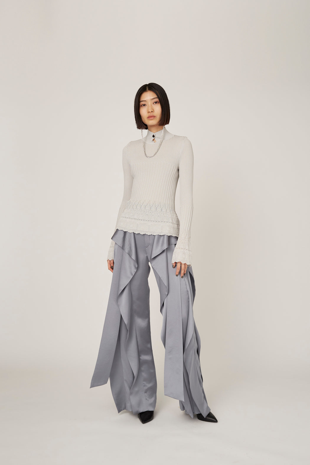 Rippling slacks (Gray)