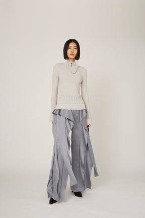 Rippling slacks (Gray)