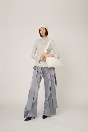 Rippling slacks (Gray)