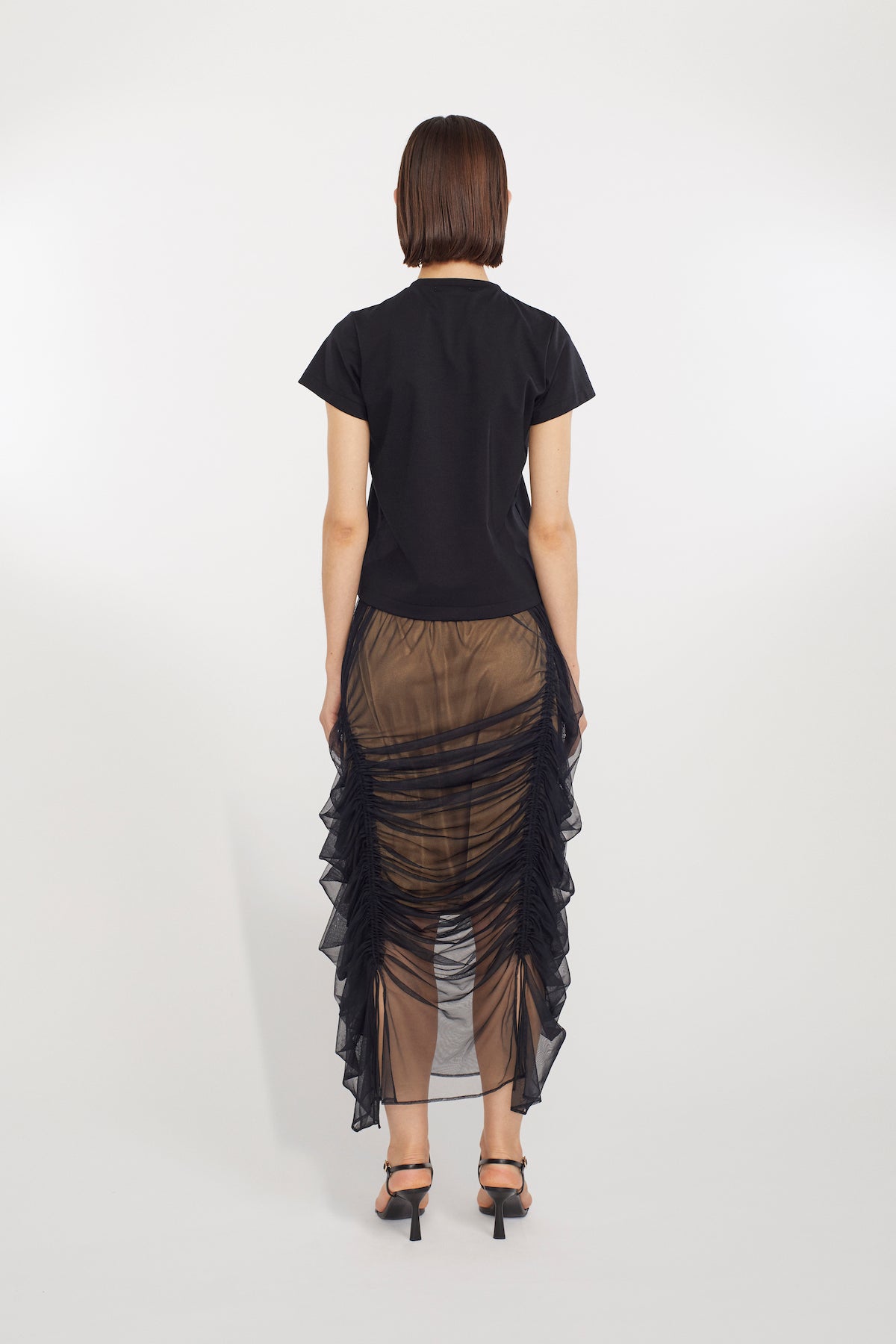 Stem tulle skirt (Black)