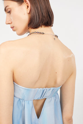 Faint pearl necklace (Silver)