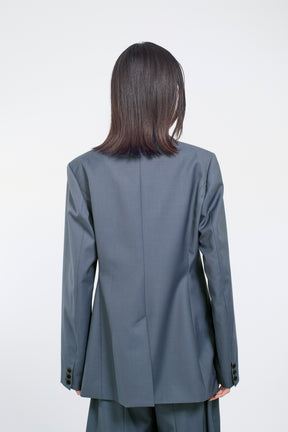 Surfacing embroidered jacket (Blue)
