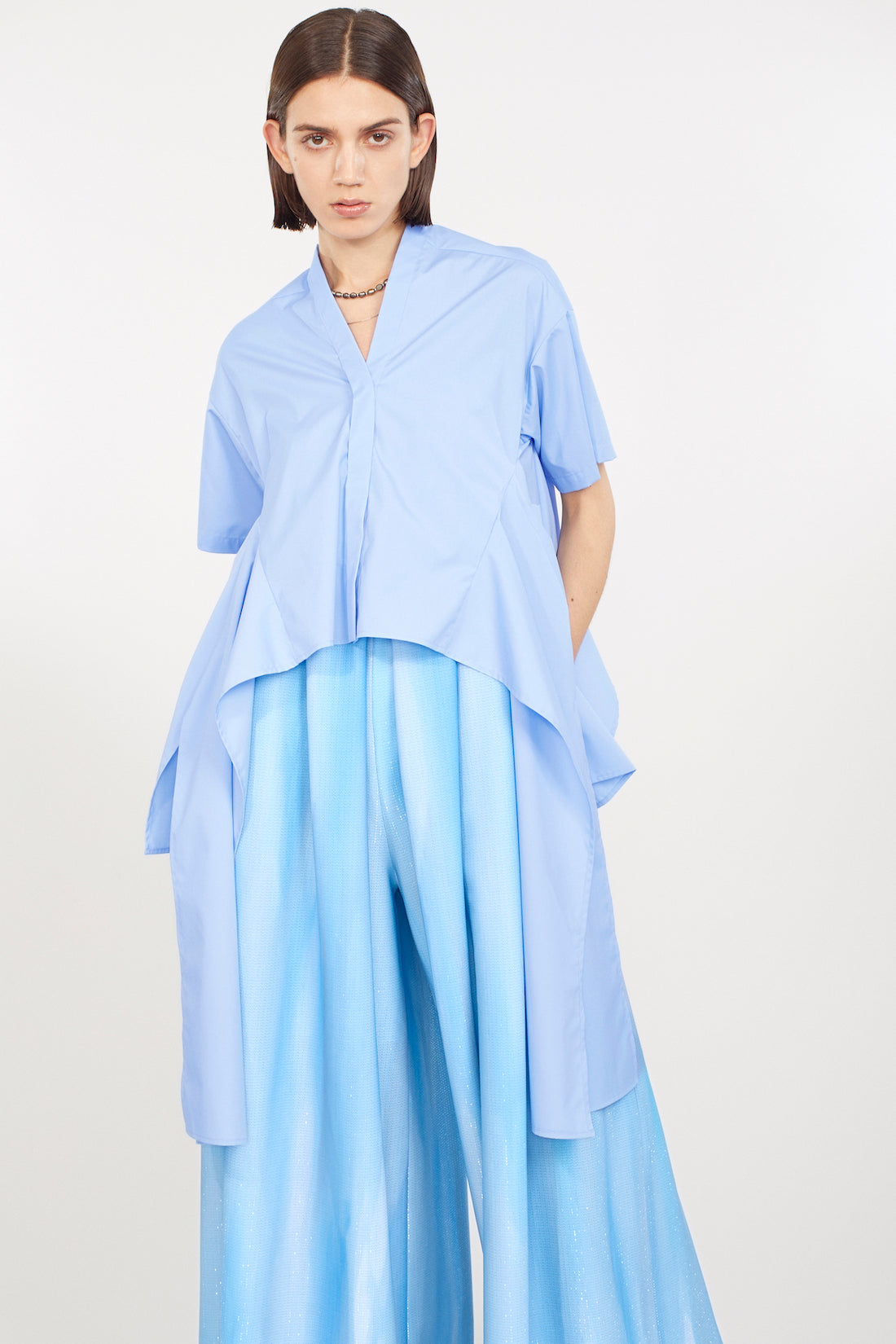 Tail shirt (Light blue)