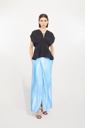 Glimmer embroidered tops (Black)