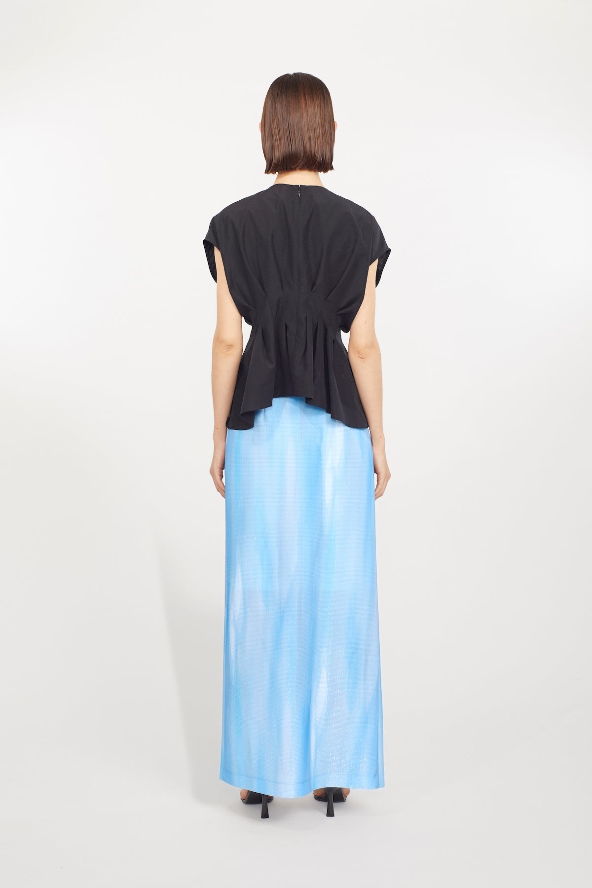 Glimmer embroidered tops (Black)