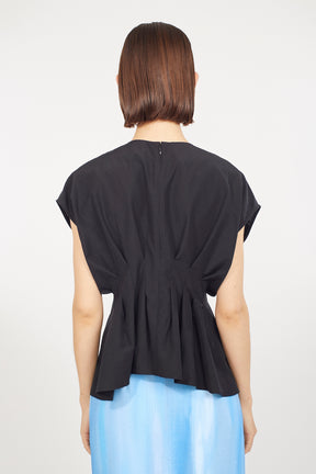 Glimmer embroidered tops (Black)