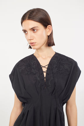 Glimmer embroidered tops (Black)