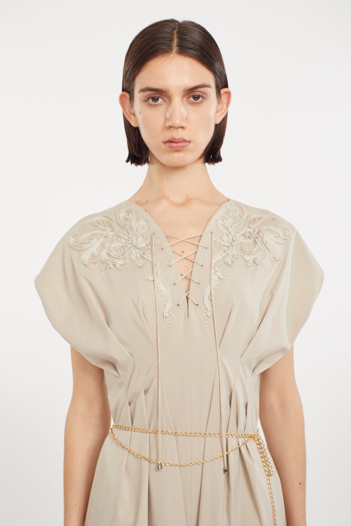 Petal chain belt (Gold)