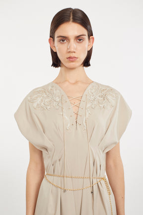 Petal chain belt (Gold)