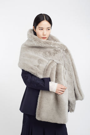 Glint chain pin Brooch (Silver)