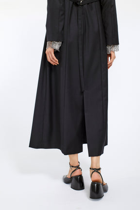 Classic lace jacket dress (Black)