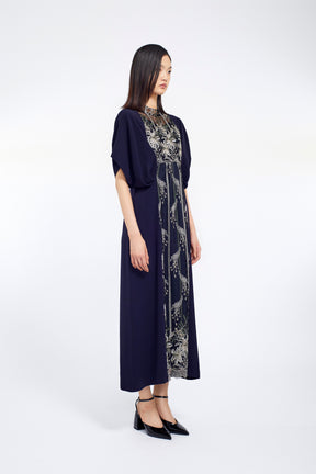 Classic lace dress (Navy)