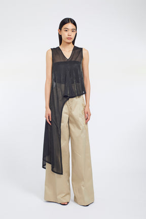 Fluid glimmer asymmetric tank (Black)