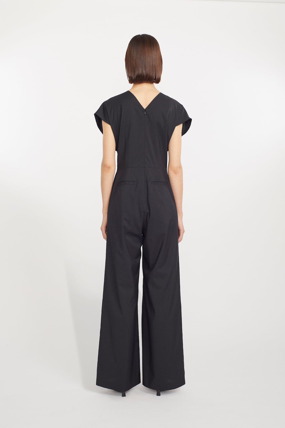 Glimmer embroidered jumpsuit (Black)