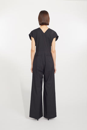 Glimmer embroidered jumpsuit (Black)