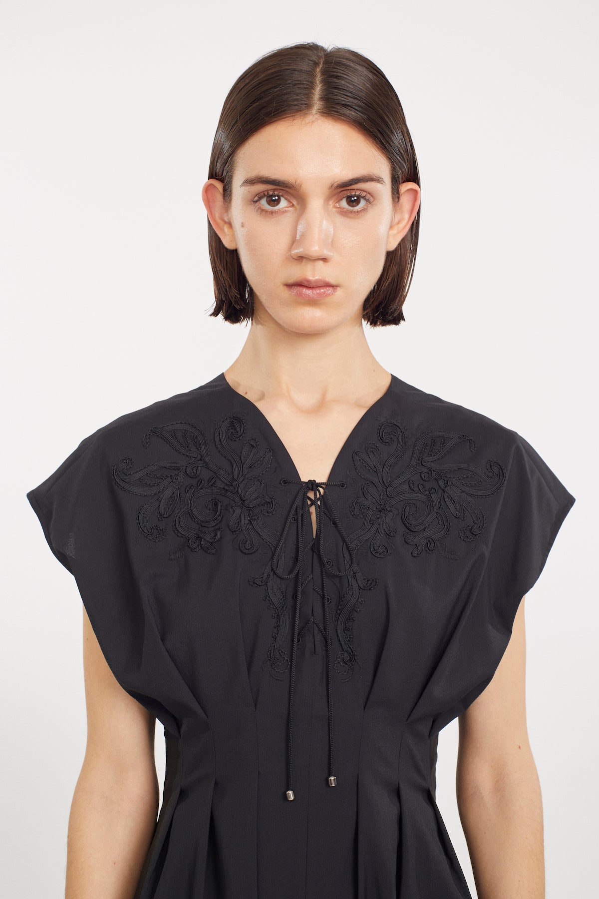 Glimmer embroidered jumpsuit (Black)