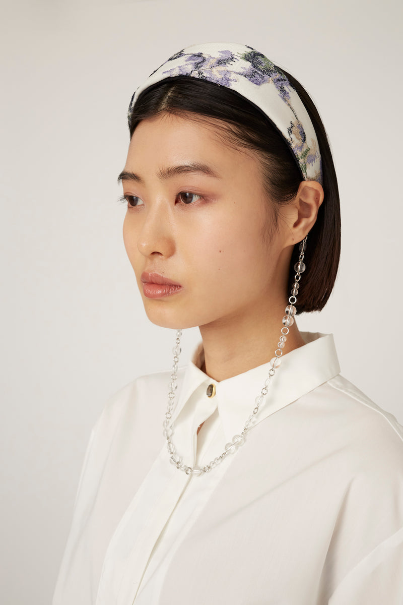 Floating Flower lace headband カチューシャ