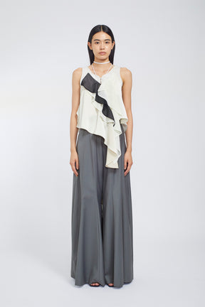 Cascade satin camisole tops (Ivory)
