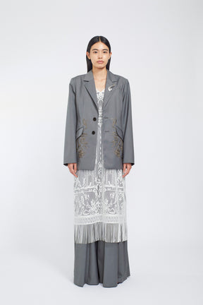 Surfacing embroidered jacket (Gray)