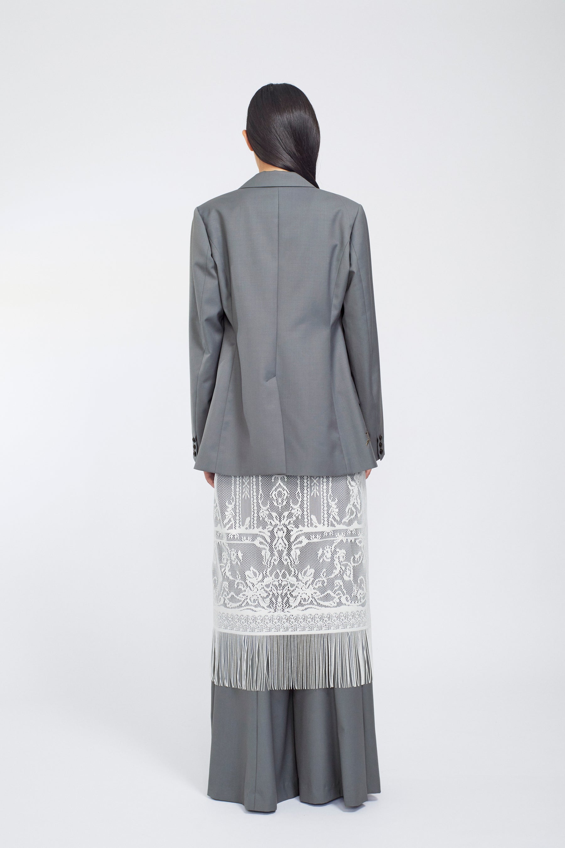 Surfacing embroidered jacket (Gray)