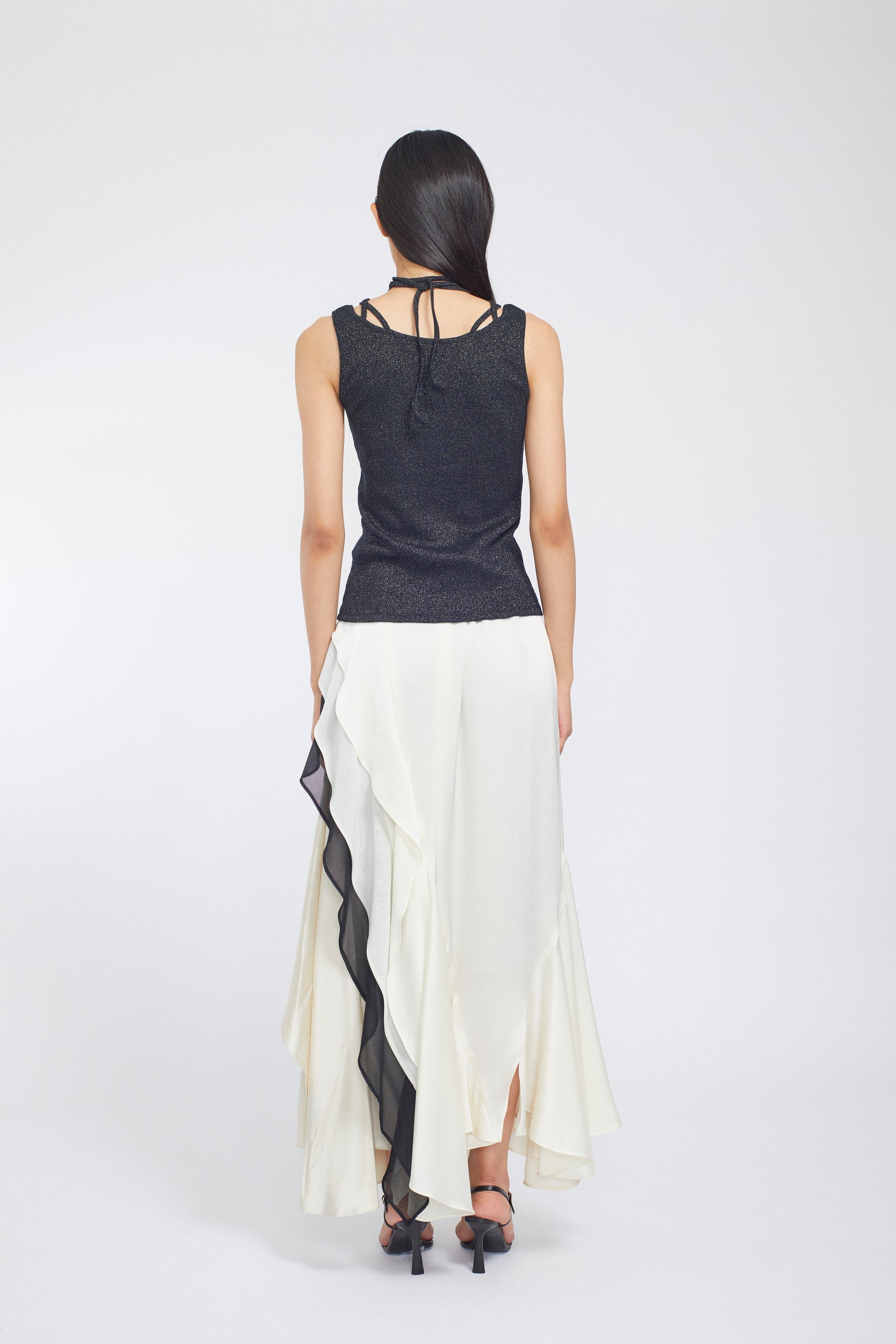 Glitter ivy tank (Black)