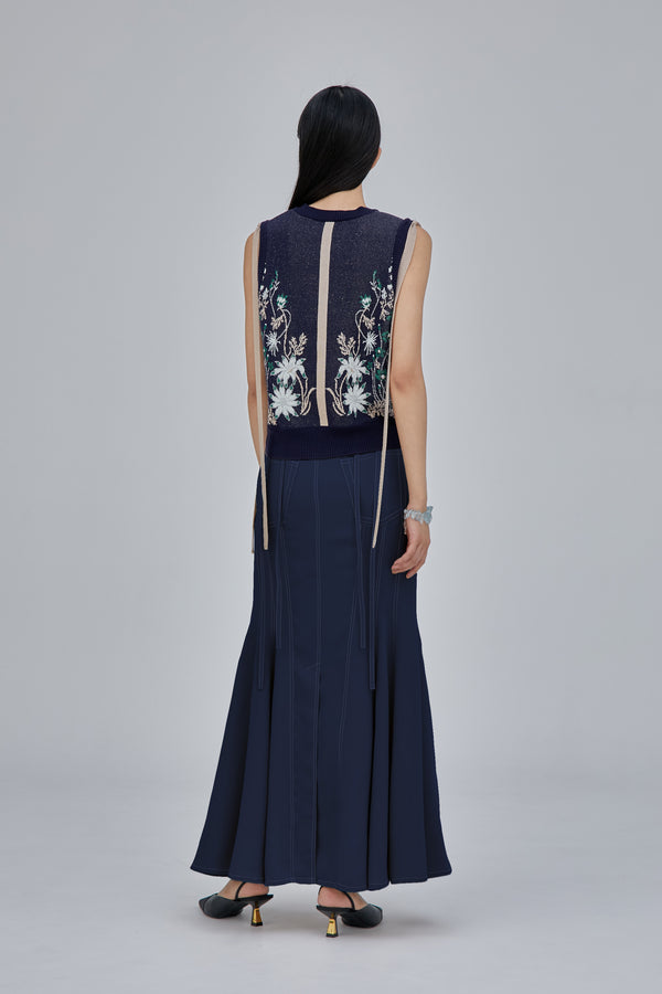 MURRAL Umbrella mermaid skirt (Navy)
