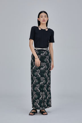 11,880円【超美品】MURRAL Quartz embroidery skirt サイズ1