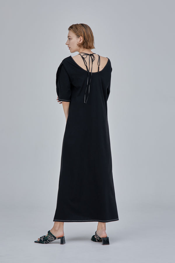 MURRAL Ivy halfsleeve dress (Black)