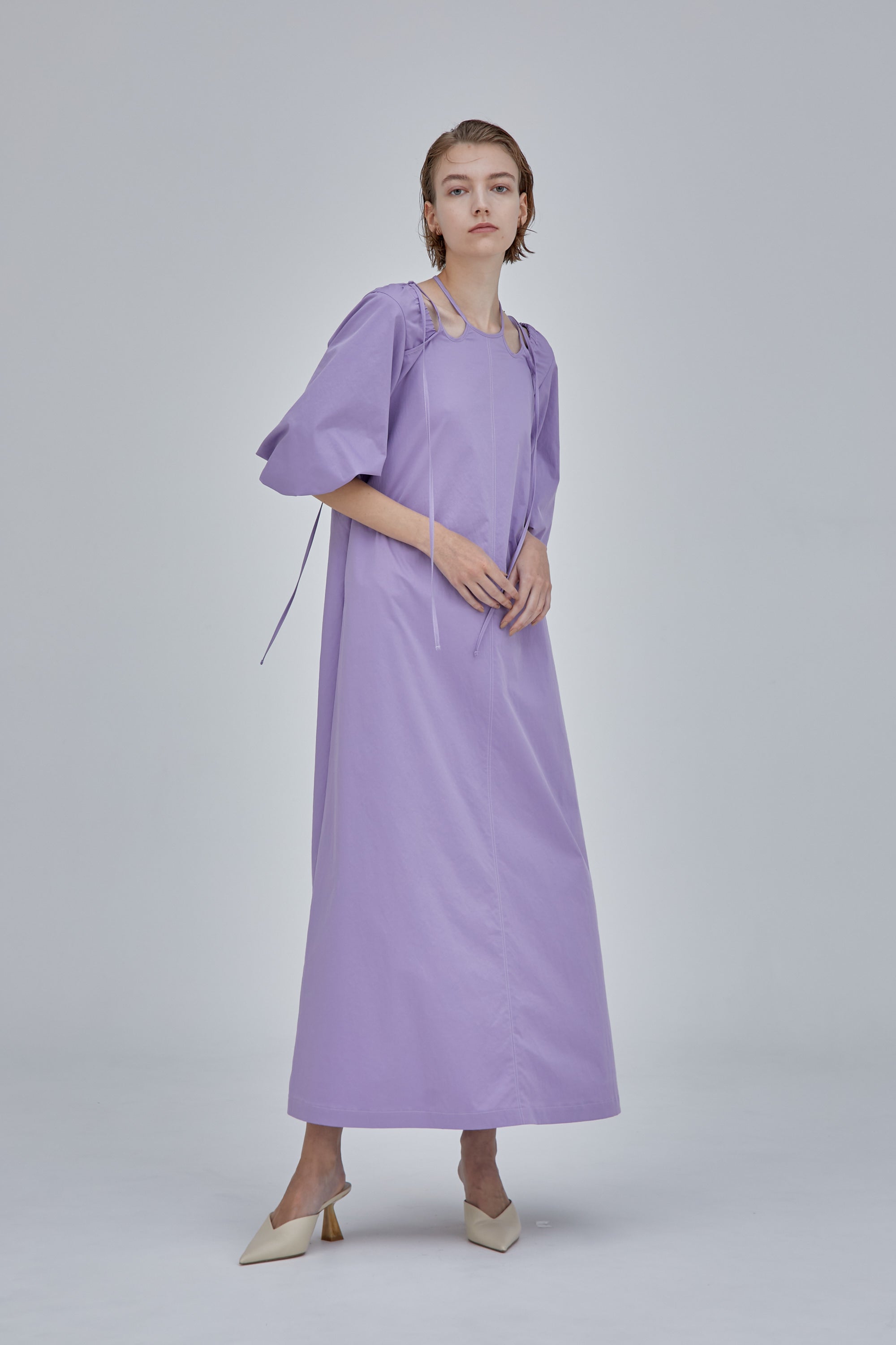 murral 2023 Ivy float dress (blue) - ロングワンピース