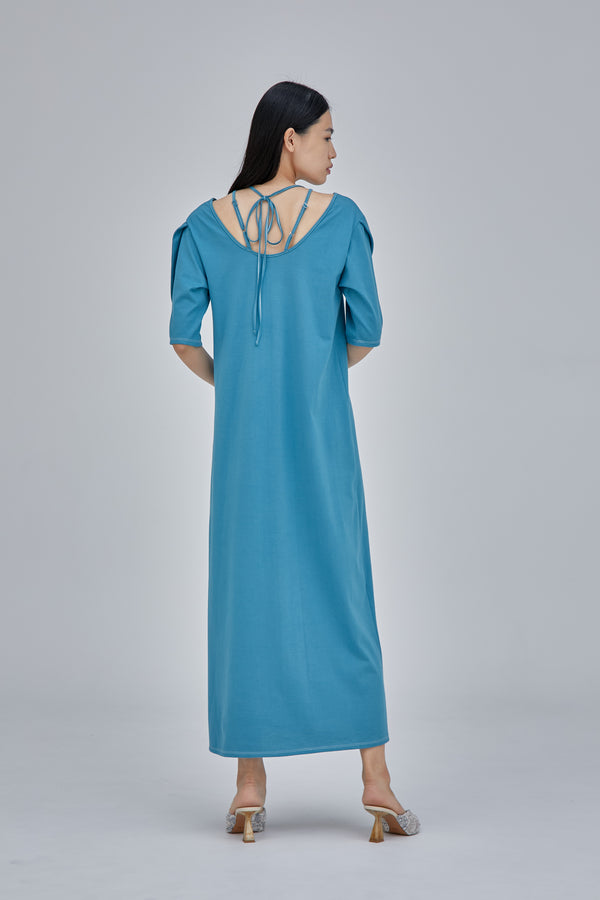 MURRAL Ivy halfsleeve dress (Light blue)