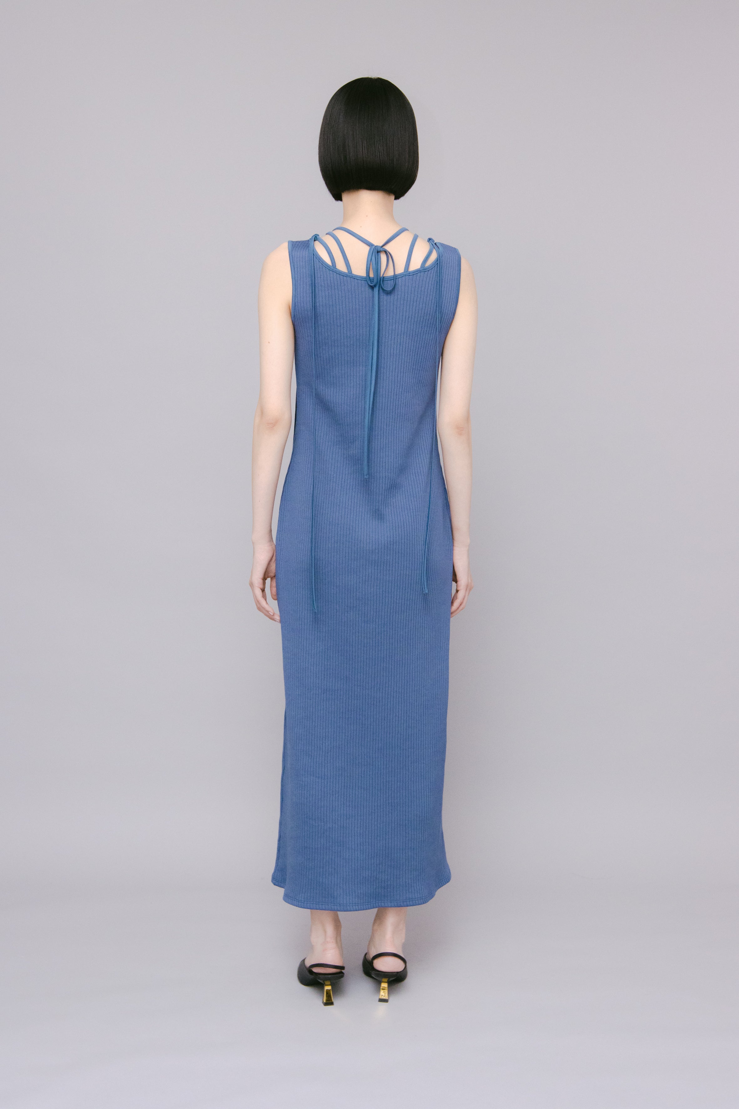 MURRALミューラル Ivy twist sleeve dress-