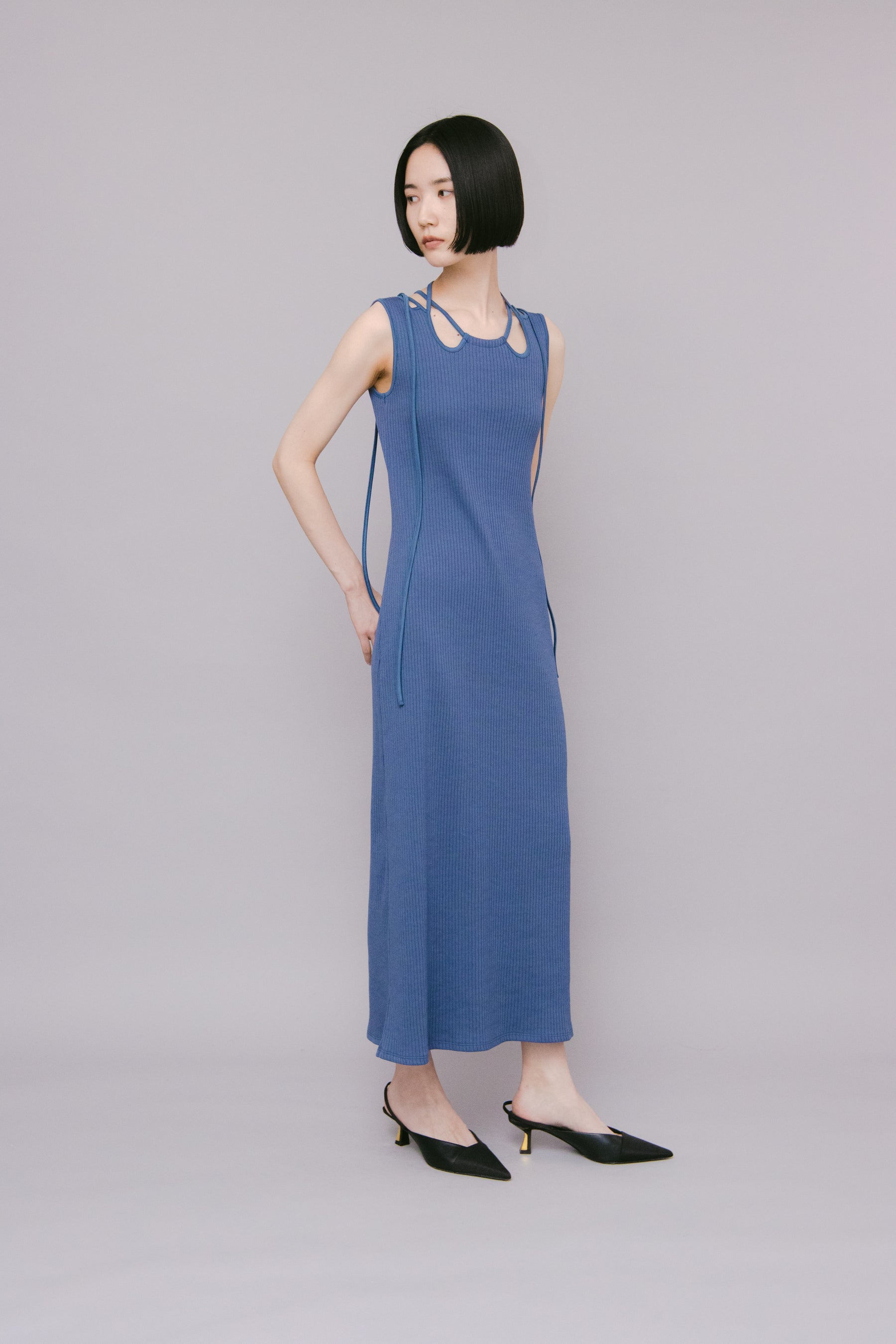 Ivy tank dress (Blue)