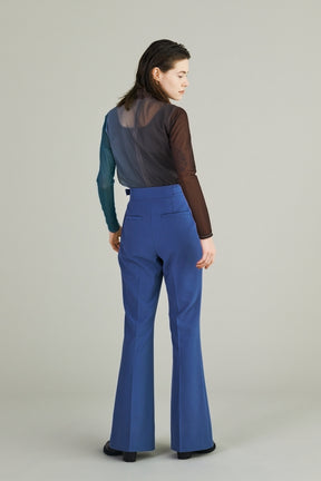 Flared gurkha trousers (Blue)