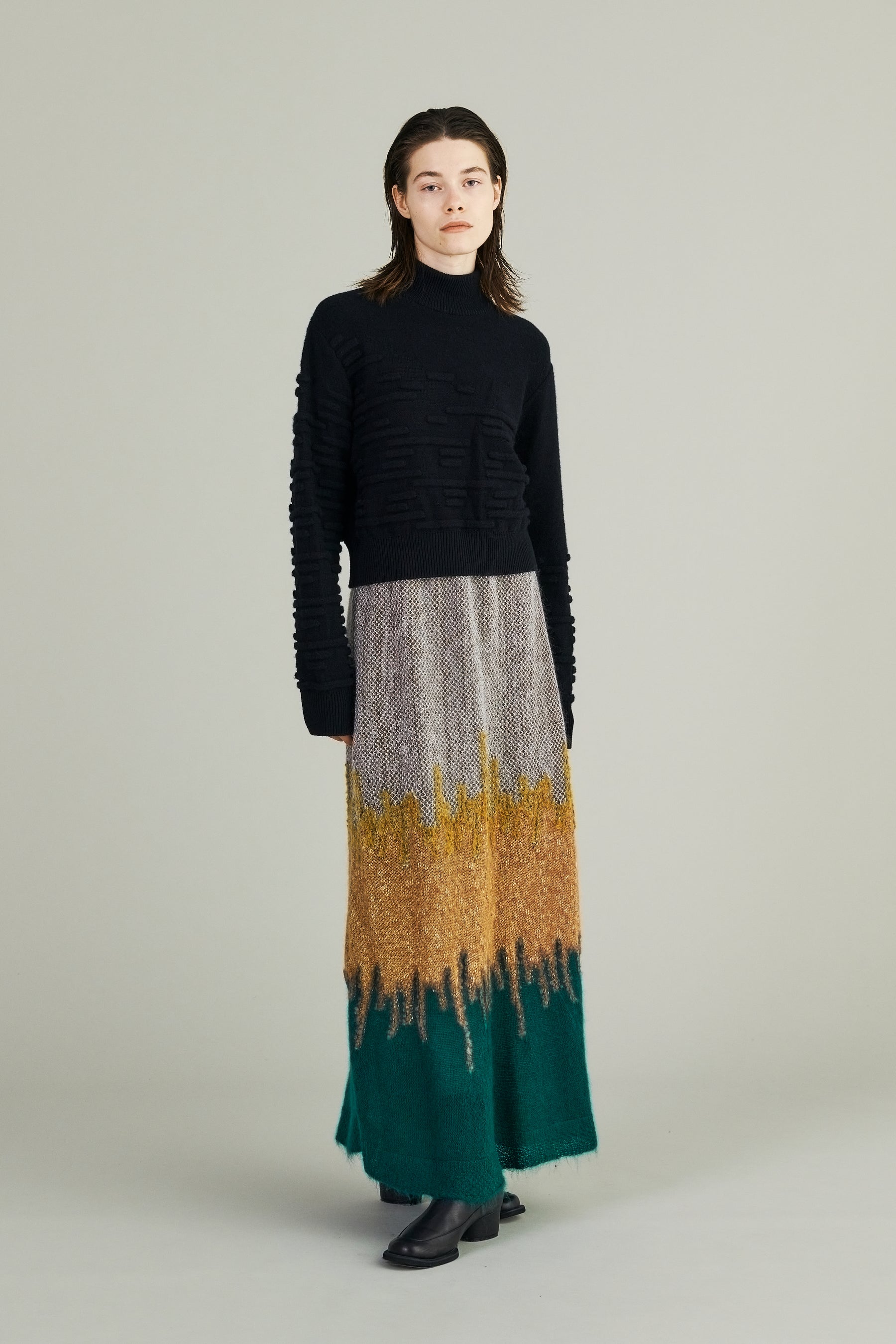 Sway knit sweater (Black)