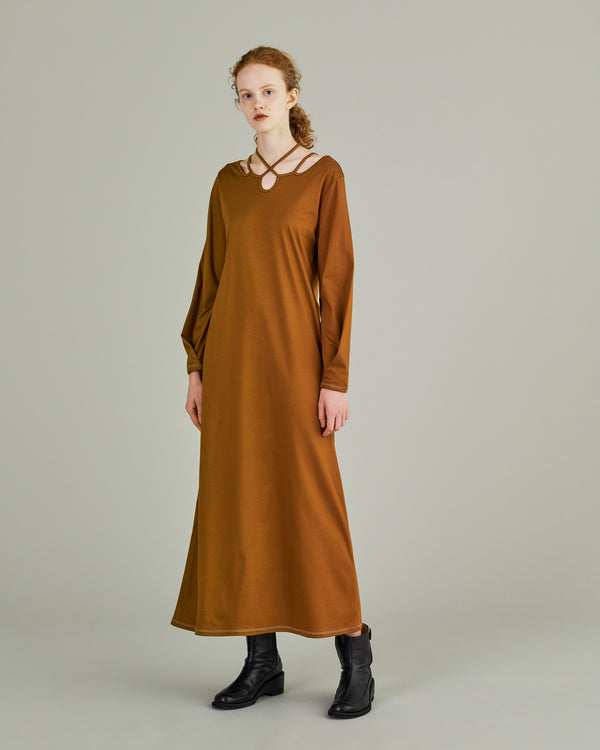 MURRAL Ivy twist sleeve dress (Ginkgo)