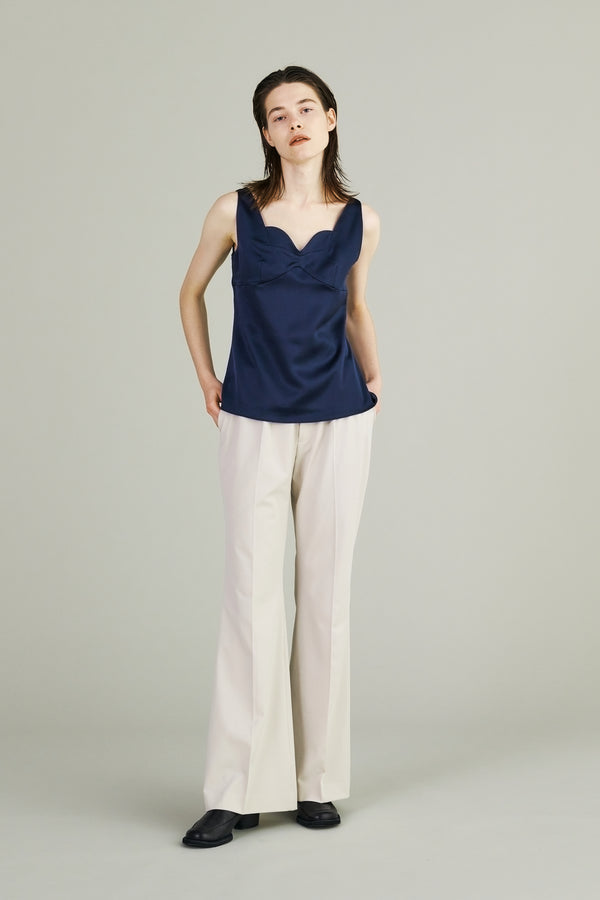 MURRAL Flared gurkha trousers (Ivory)