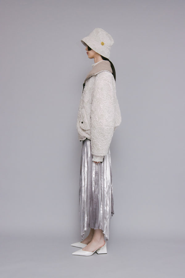 MURRAL Ice flower embroidery jacket (Ivory)