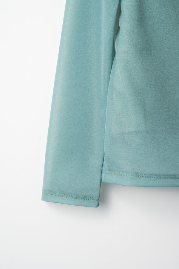 MURRAL Sheer layered top (Green)