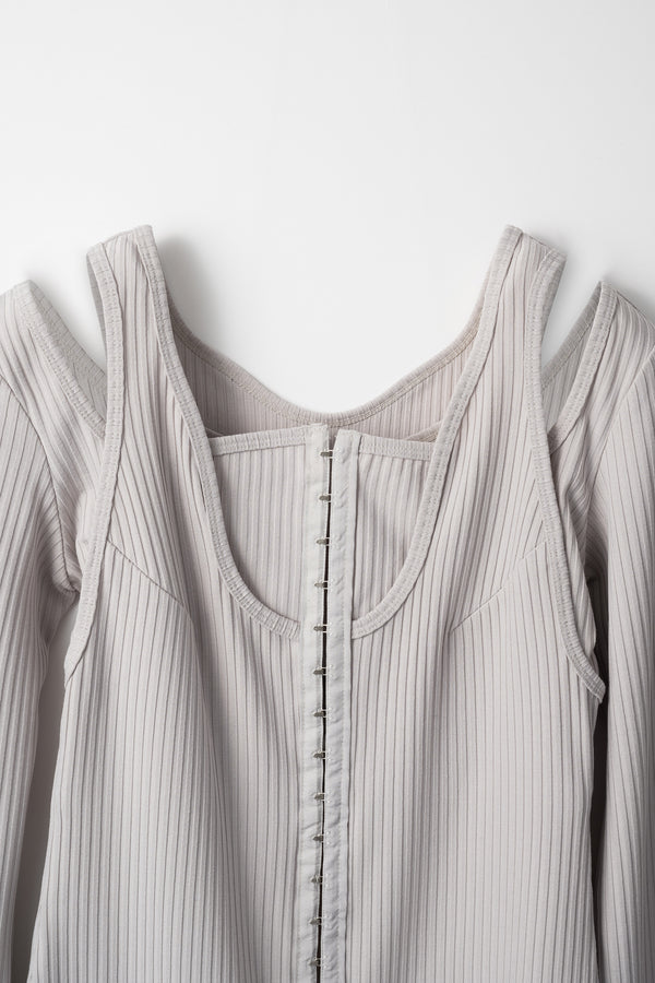 MURRAL Melt rib top (Greige)