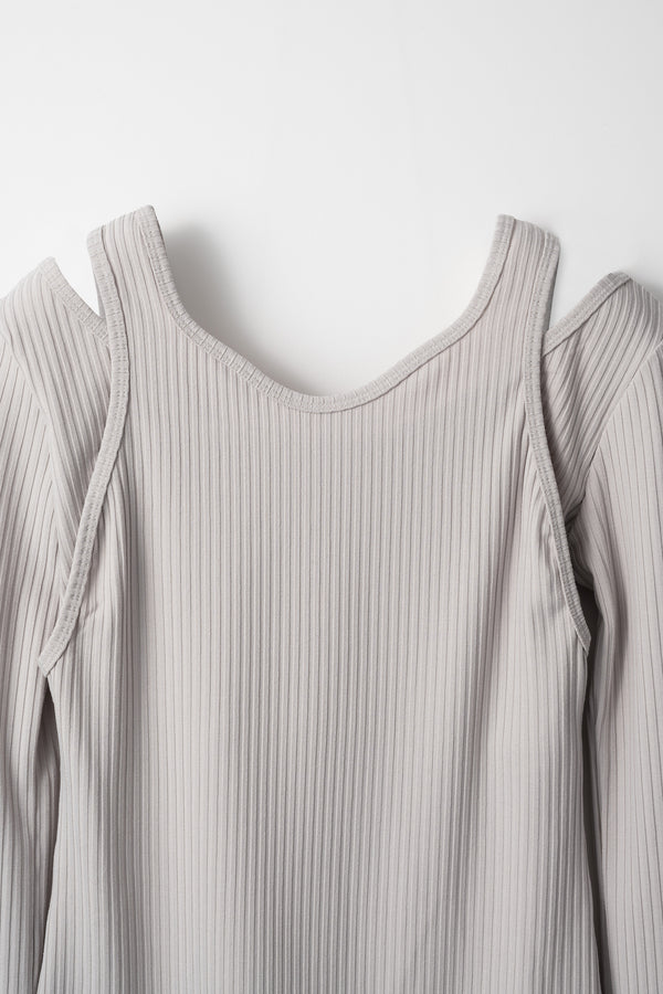 MURRAL Melt rib top (Greige)